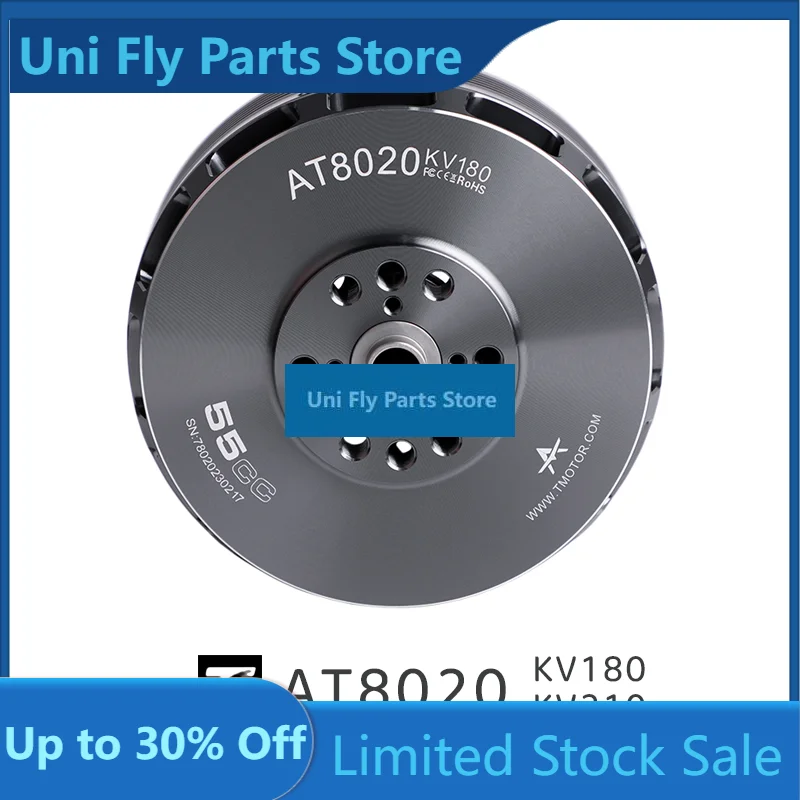 AT8020 KV180/KV220 55CC T-MOTOR Powerful Fixed Wing Brushless Motor AT Series For Drone And Aviation Equipment Drone PartUniFly