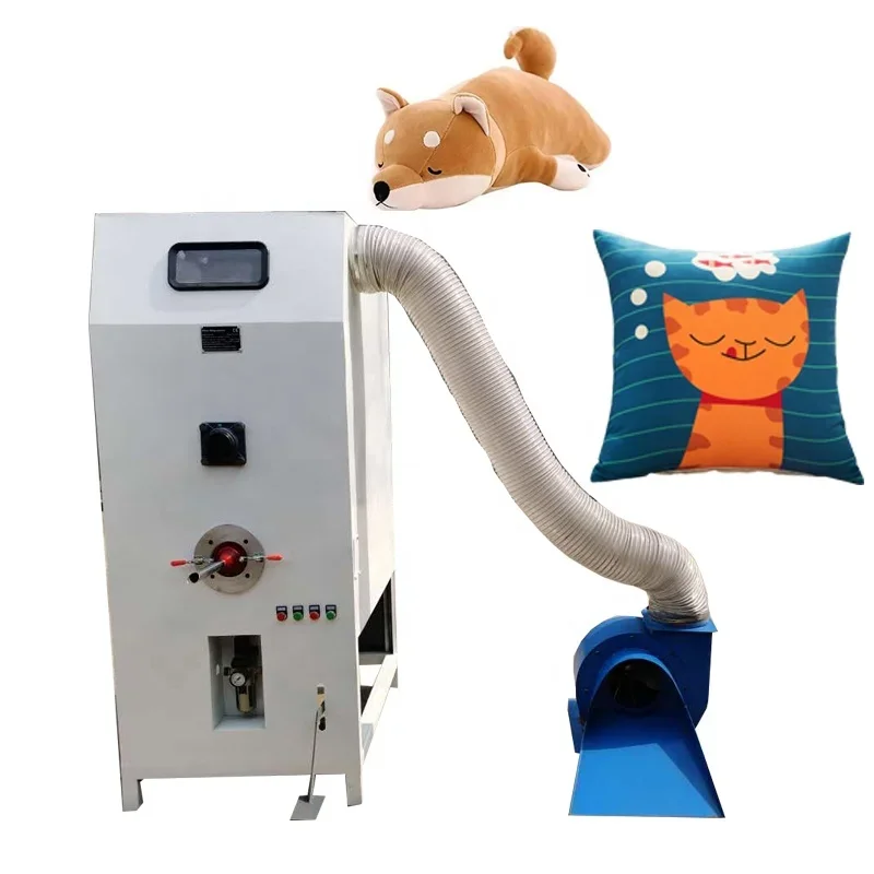 Hot Selling Semi Automatic Polyester Shredded Foam Pillow Filling Machine Polyester Fiber Filling Equipment