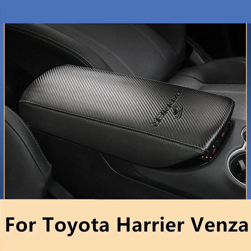 For Toyota Harrier Venza XU80 2020-2022 armrest box cover special central armrest box leather interior modification high quality