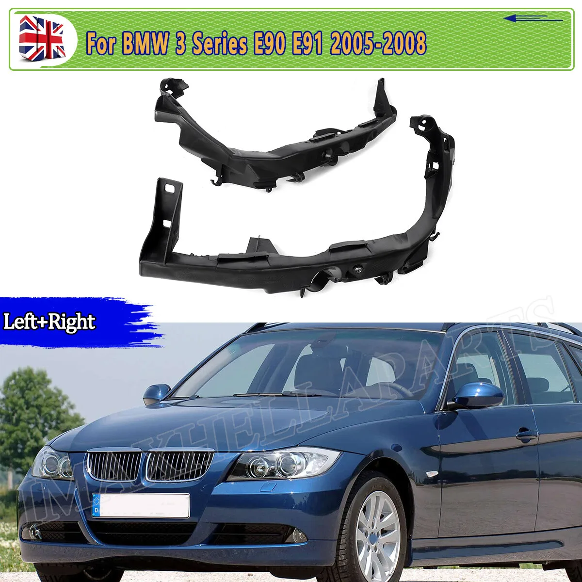 

Headlight Bracket FOR BMW 3 SERIES E90 E91 LCI 320d 330d 330i 2005 2006 2007 2008 HEADLIGHT MOUNT BRACKET LEFT RIGHT Lamp Holder