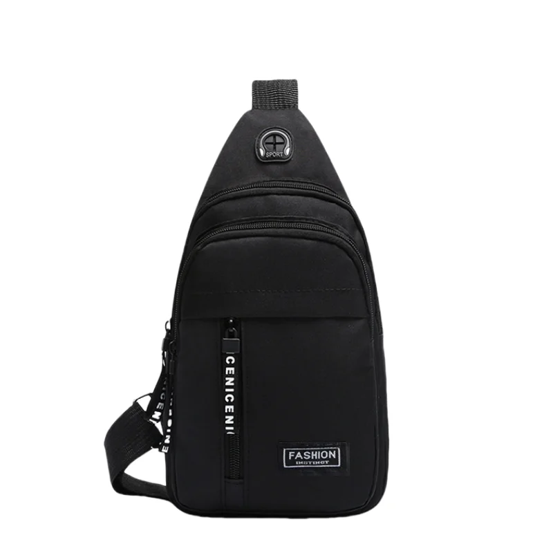 Oxford Fabric Chest Bag 2024 New Cross-border Men's Multi-functional Sports Outdoor Leisure Backpack Crossbody Bag