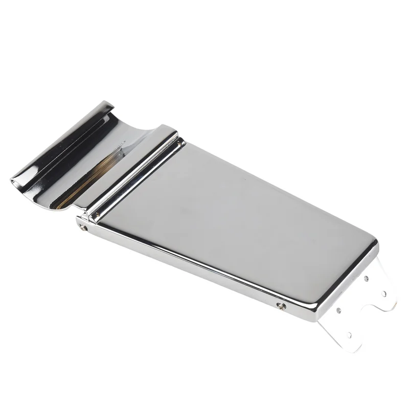 

AA67-Silver Hollowbody Jazz Guitar Tremolo Bridge Tailpiece For Lp Sg Guitar Parts
