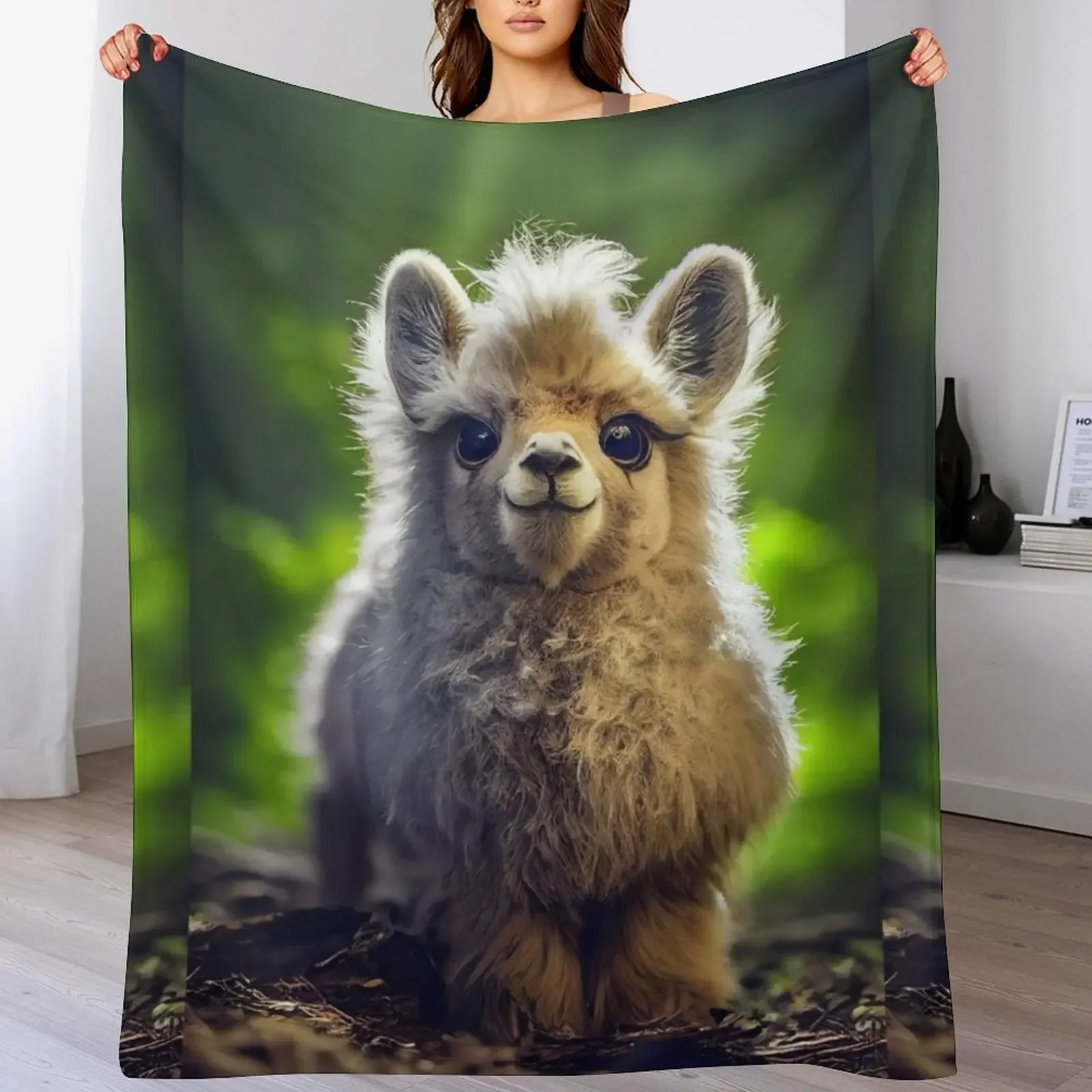 

Baby Lama Throw Blanket Blankets For Sofas warm winter For Baby Multi-Purpose Blankets