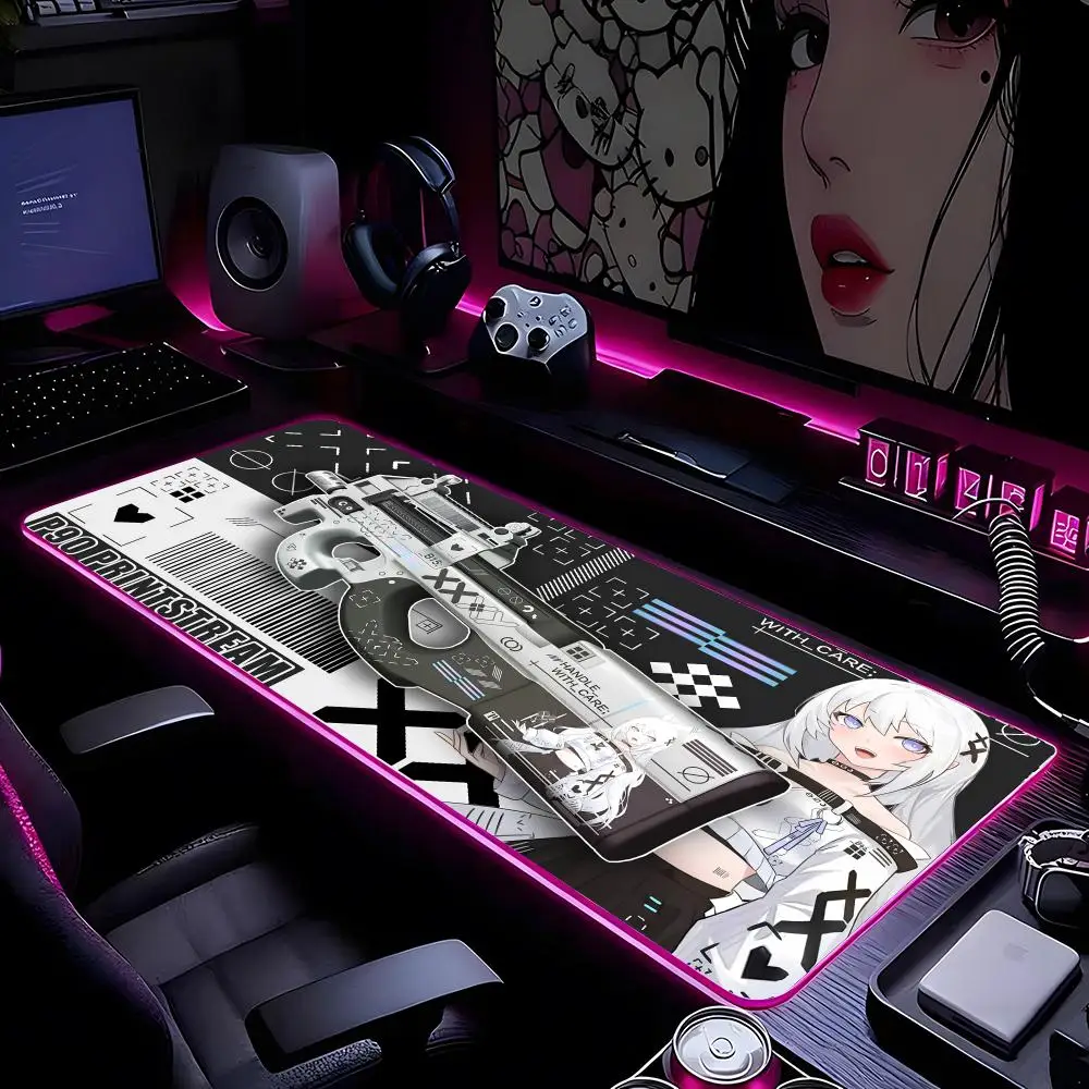

Popular Game CSGO Mouse Pad Mousepad HD Printing Computer Gamers Locking Edge Non-slip RGB Mouse Pad XXL90x40cm Keyboard PC Desk
