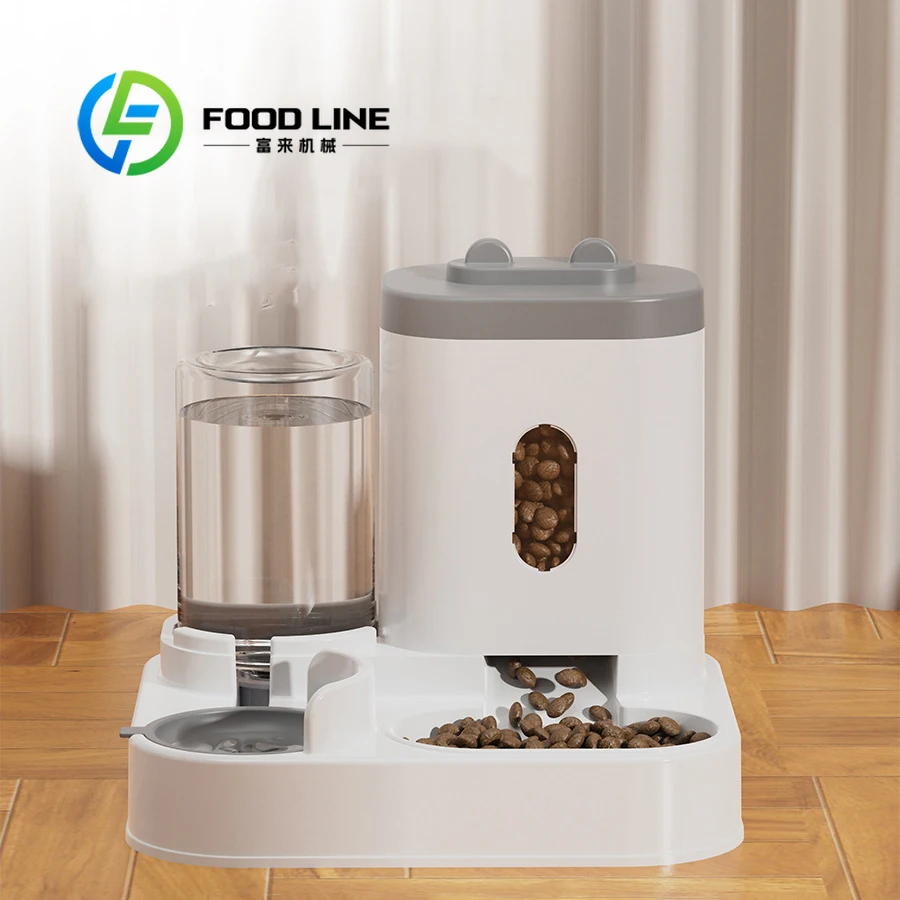 

Горячая распродажа: Автоматическая кормушка-поилка 2-в-1 для собак и кошек, контейнер для хранения корма, диспенсер с разделением на сухую и влажную пищу для котят и щенков