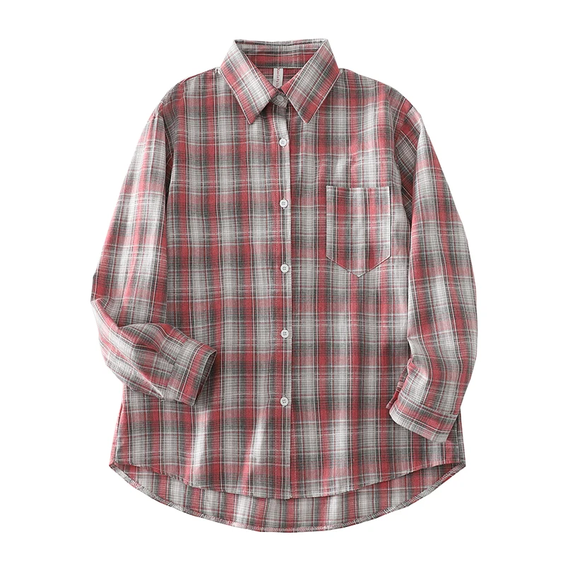 فضفاضة تناسب القطن الكتان irt طويلة Sve منقوشة نمط ربيع الخريف المرأة الملابس الفنية عادية Sle حجم كبير #5