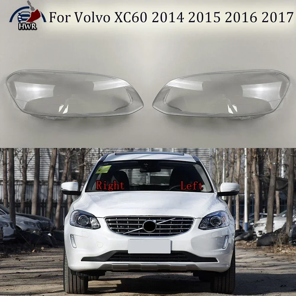 

Headlamp Cover Headlight Shell Transparent Lens Plexiglass Replace Original Lampshade For Volvo XC60 2014 2015 2016 2017