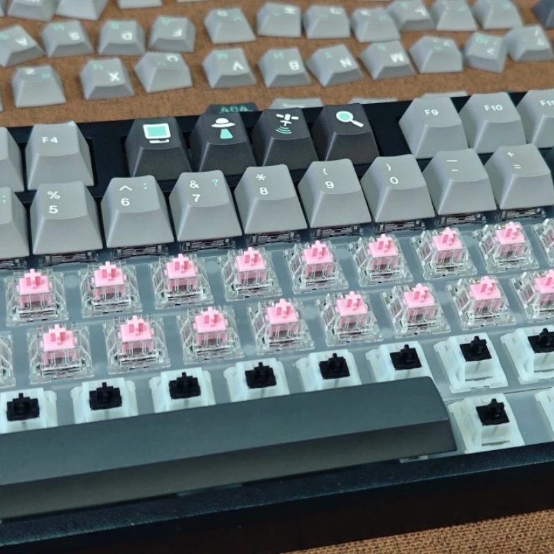Y2x Pure Muffled Linear Switch Customized Linear Tactile 32g/40g/48g/53g Smooth for Game Mechanical Keyboard Accessories DIY