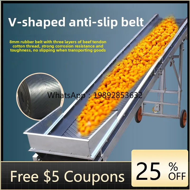 

ZC Conveyor Belt Foldable Conveyor Belt with Side Baffles for Bulk Material Transport