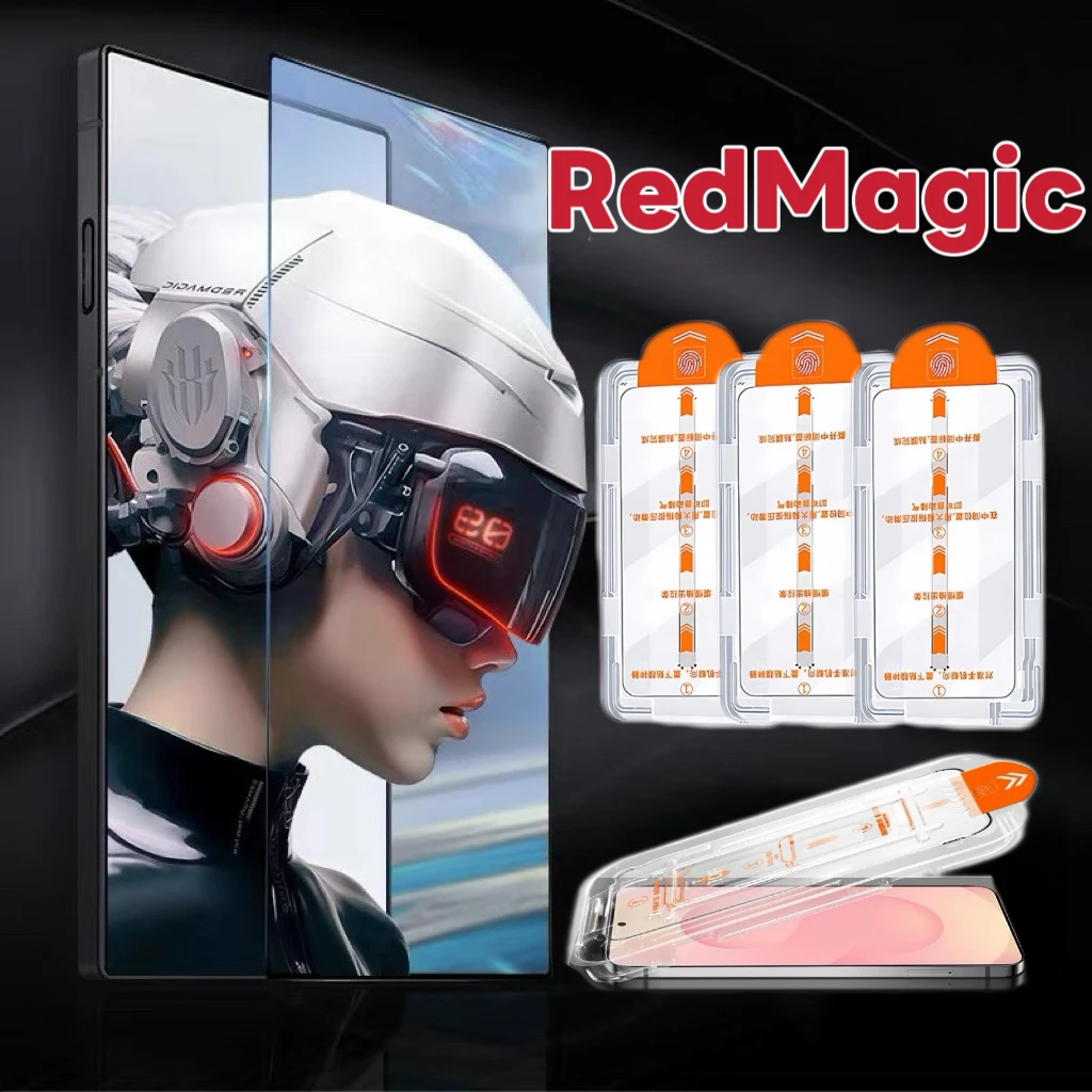 

Для серии RedMagic, защитное стекло HD, без пузырьков, простая установка, твердость 9H, 3 штуки в упаковке
