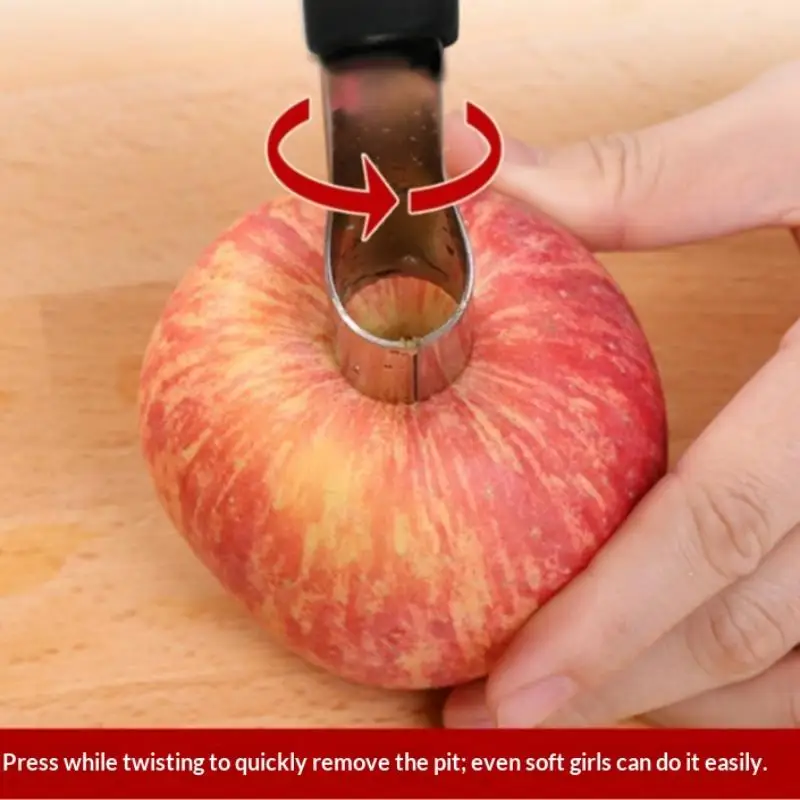 Corer Pitter Pear Bell Twist Fruit Stoner Easy Core Seed Remover Pepper Remove Pit Kitchen Tool Gadget view 6