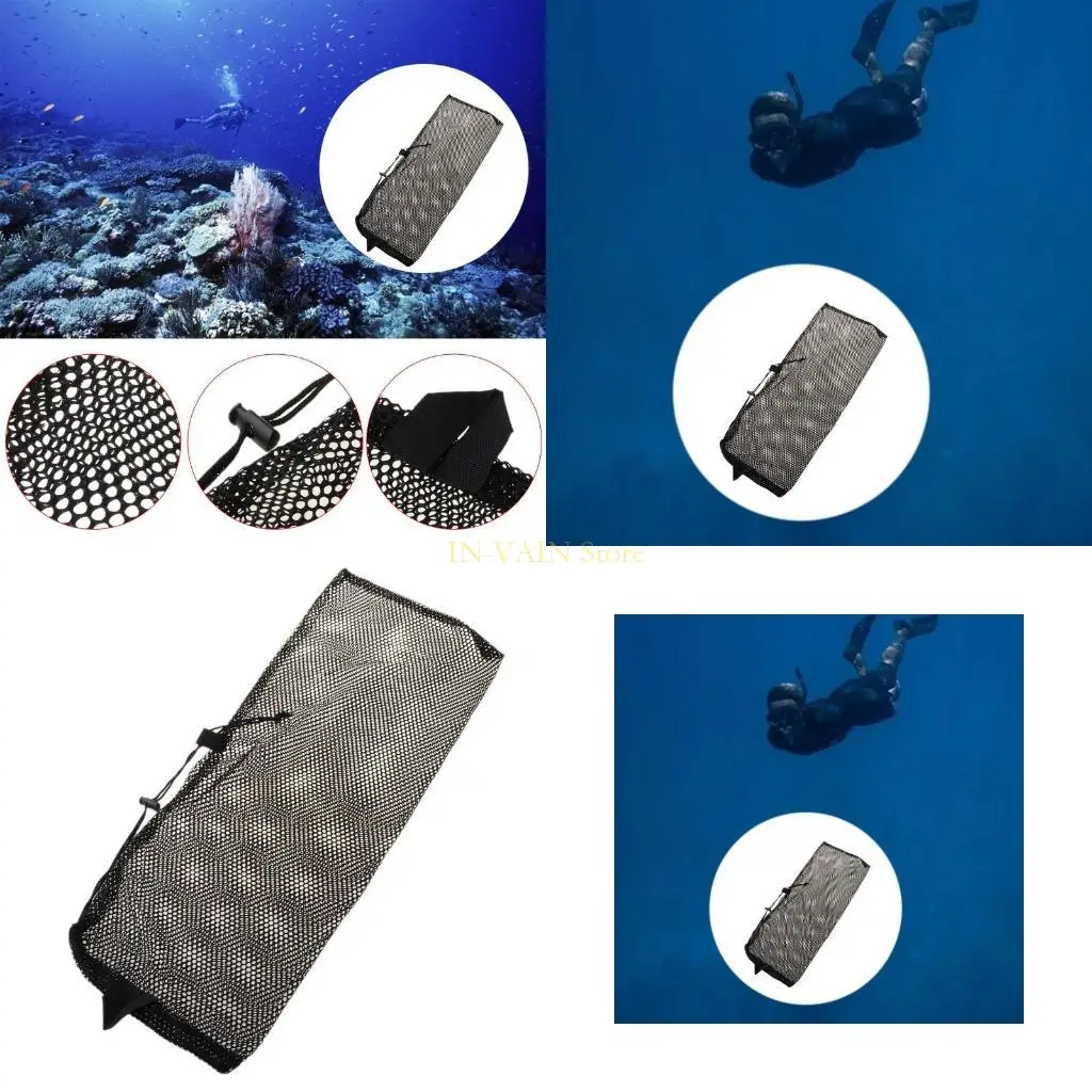 

M5TC Dive Storage Swimming Mesh Bag Fast Drying Snorkel Gear Goggles Handbag