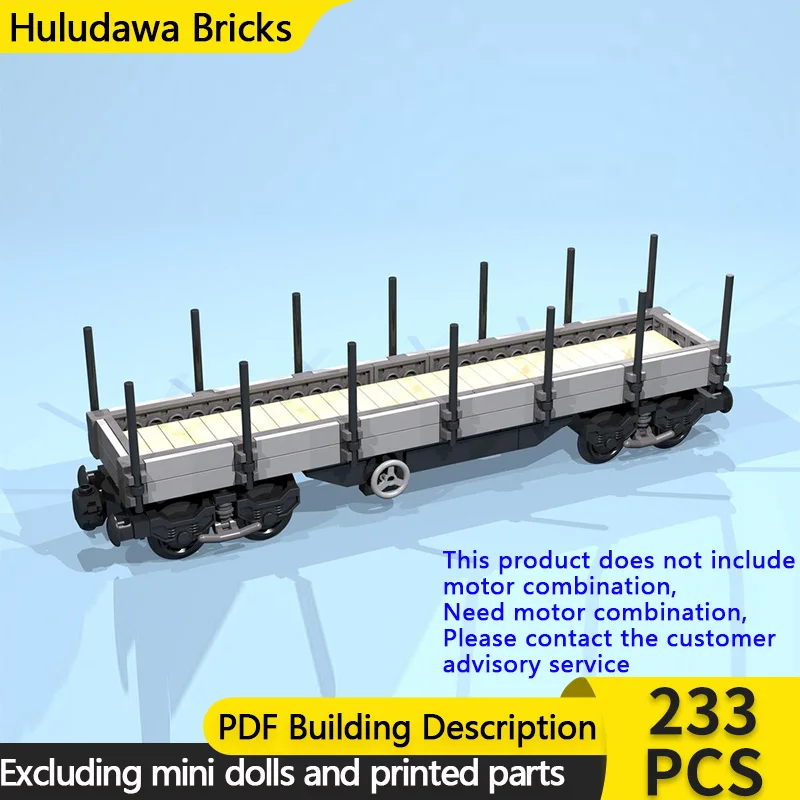 

Модель городской автомобиль MOC, строительные кирпичи, 4-колесный серый кол, вагон, модульная технология, детские праздничные подарки, сборка игрушек, костюм