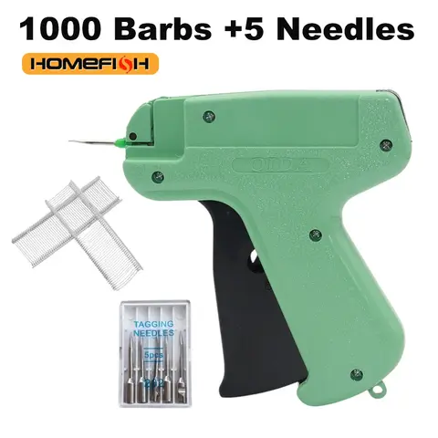 1000 Barbs +5 Needles Clothes Garment Price Label Tags Gun Marking DIY Apparel Tagging Guns Sewing Craft Tools Tag Gun