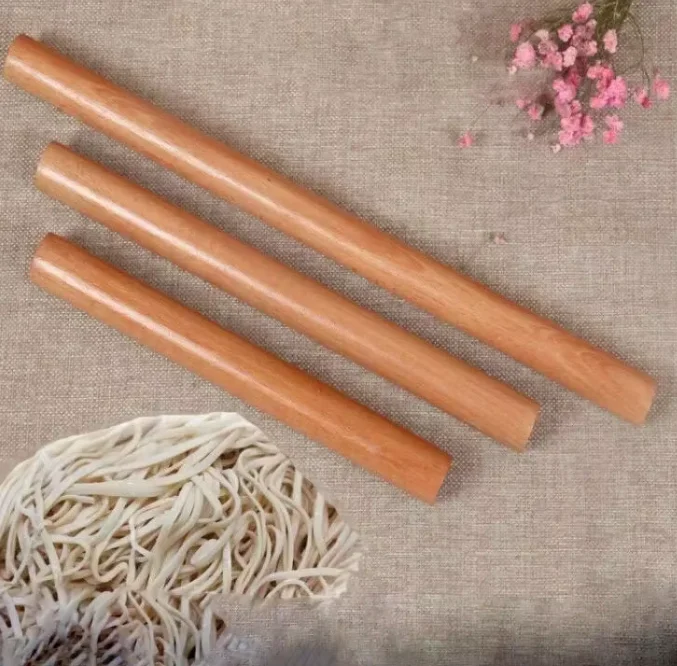 Kitchen Wooden Rolling Pin Set 5 Sizes Multifunctional Dough Roller Baking Cooking Tool Accessories 16cm/20cm/25cm/30cm/50cm