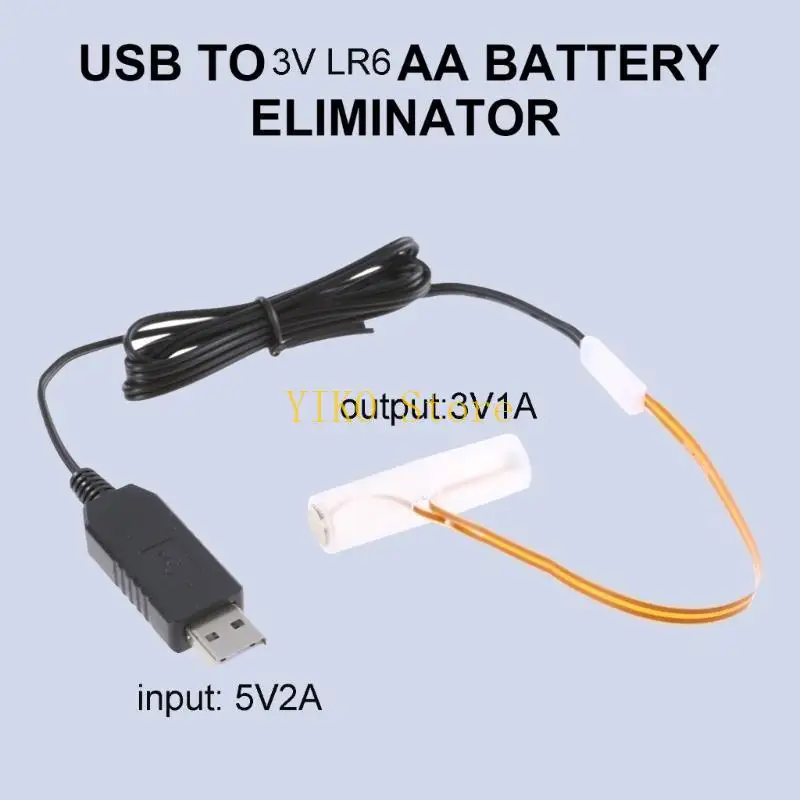 K32C Battery Eliminators Replace USB 5V to 3V Supply Converters LR6 AA Cable