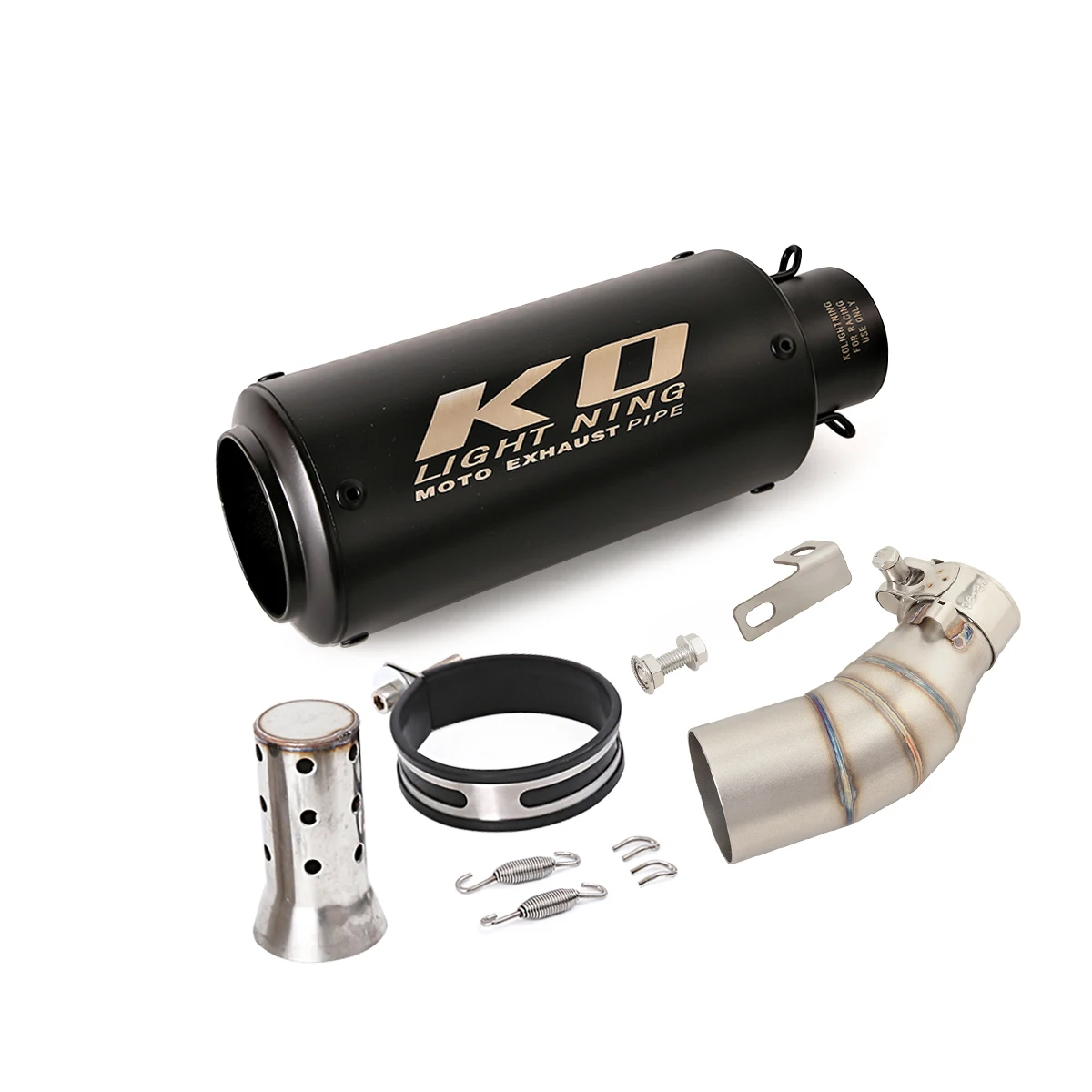 For CFMOTO Papio 125 XO-1 XO-2 2023-2025 Motorcycle Exhaust Tail Stainless Steel Middle Link Pipe Escape Moto Muffler Tube