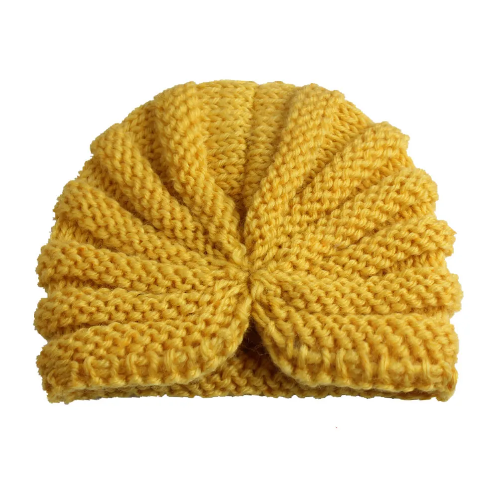 1pc Solid Color Yarn Children's Hat- Fashionable, Cute & Casual Baby Hat Accessory