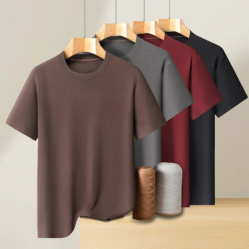 

Свободный крой круглый вязаный свитер Ne ort Sve, мужской повседневный удобный мягкий вискозный полиэстер, смесь нейлона, зимняя одежда...