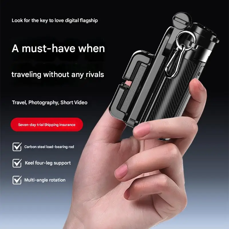 

Portable Mini Multifunctional 360 ° Rotating Phone Camera Selfie Stick, Suitable For All Smartphones. Essential For Travel