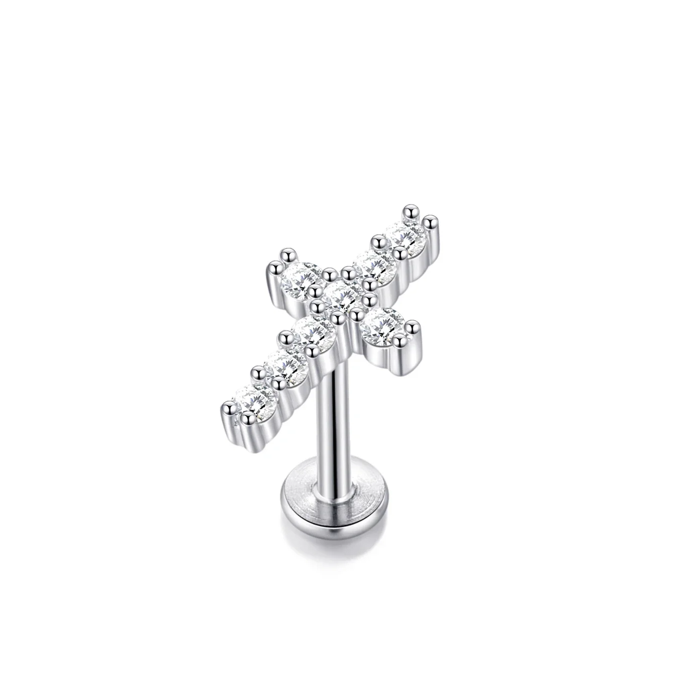 1pc Blume Tragus Piercing Ohr stecker Innengewinde 316l chirurgischen Stahl Labret Monroe Knorpel Helix Ohrschmuck – Detail 5