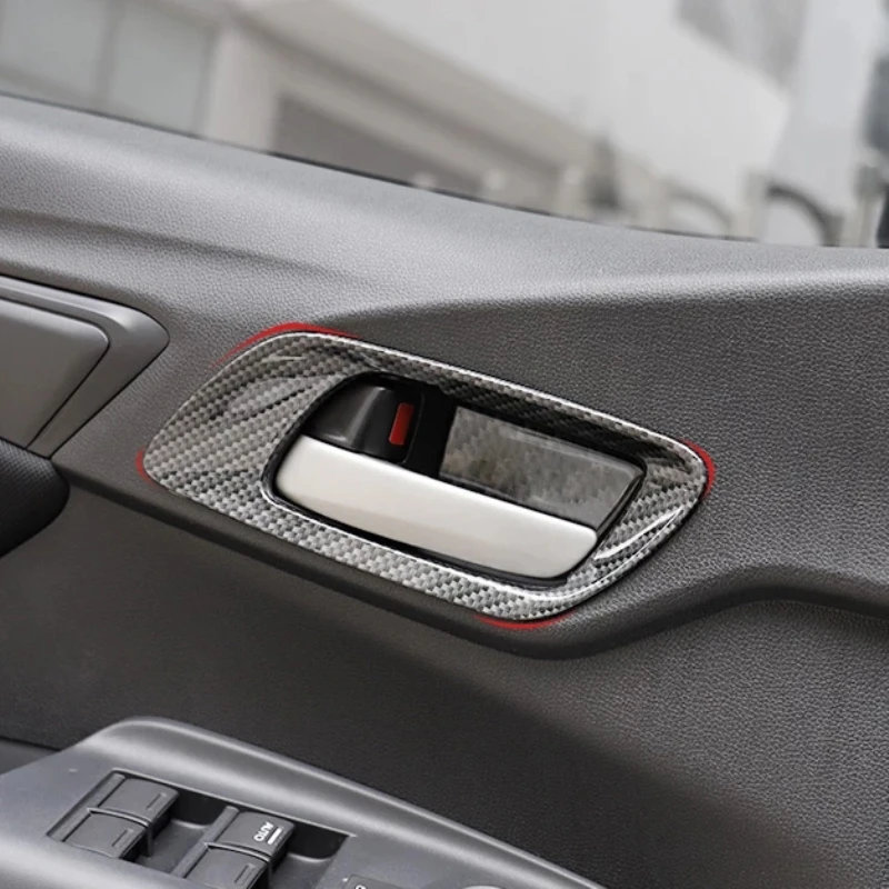 ABS Mờ/Carbon Dành Cho Xe Honda Tàu Con Thoi 2014-2019 Xe Tay Cửa Cửa Sổ Cửa Tay Cầm Bát Bảo Vệ Khung Bao viền Phụ Kiện
