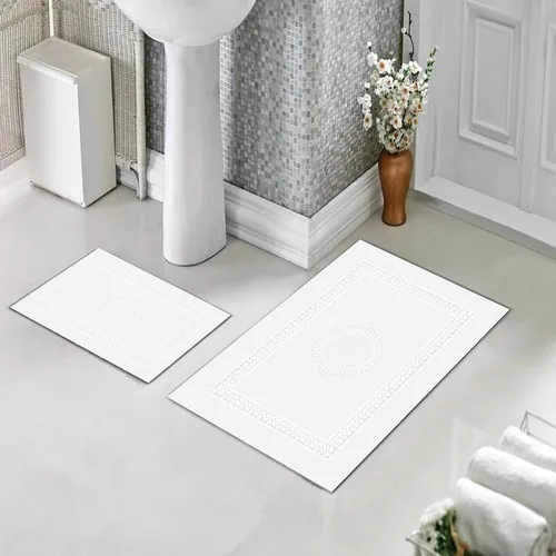 Halıforum Bath Mat Dual Toilet Seat Pad Non-Slip Bottom Bhs-564