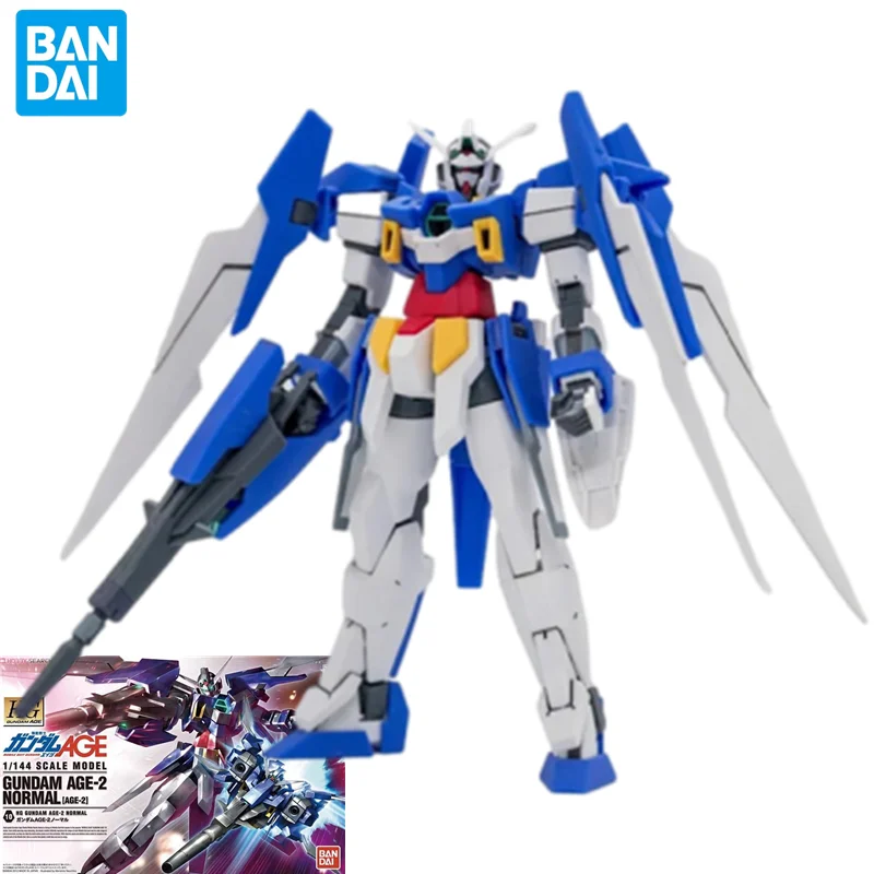 

Мобильный костюм Bandai, модель Gundam HG, возраст 2, стандартная сборка, подвижный робот, анимация, периферийная игрушка, подарок