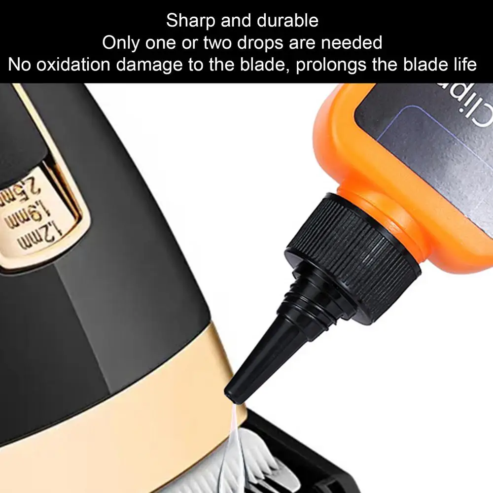 Haarschneider-Klingenöl, 60/100 ml, elektrischer Haarschneider, Rasierer, Wartungsöl, Schmiermittel, verhindert Rosten, Nähen, Friseursalon, Clipper-Öl – Detail 12