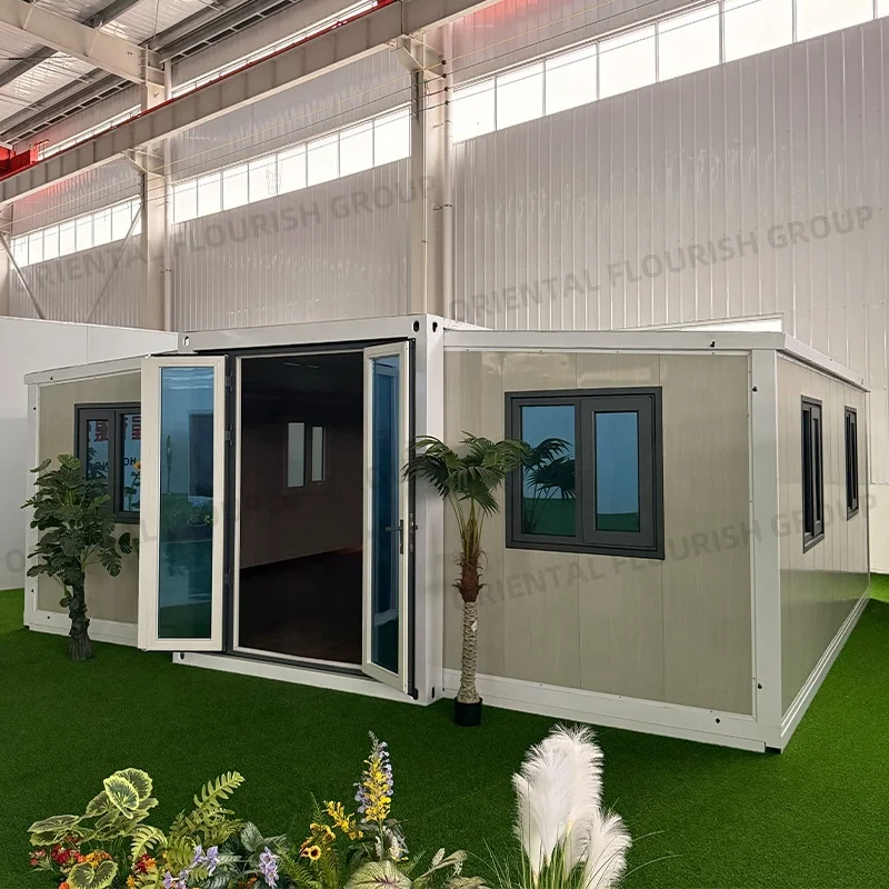 Cheap 20ft 40ft Prefab Expandable Steel Portable Foldable Tiny Mobile Container Homes House Office Villas Ready Made To Live In