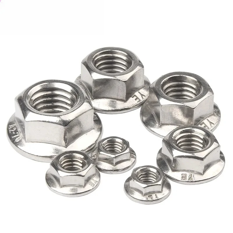 

Шестигранная гайка из нержавеющей стали, розовая, автоматическая запирающаяся нить, самоконтрящаяся гайка