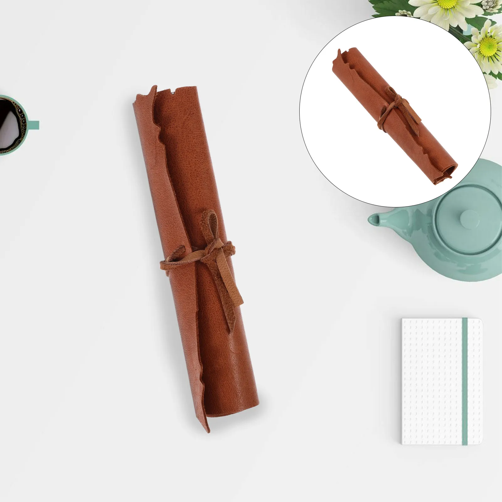 Script Killing Sheepskin Scroll Craft Material Vintage Roleplay Game Prop Old Looking Paper Blank Calligraphy