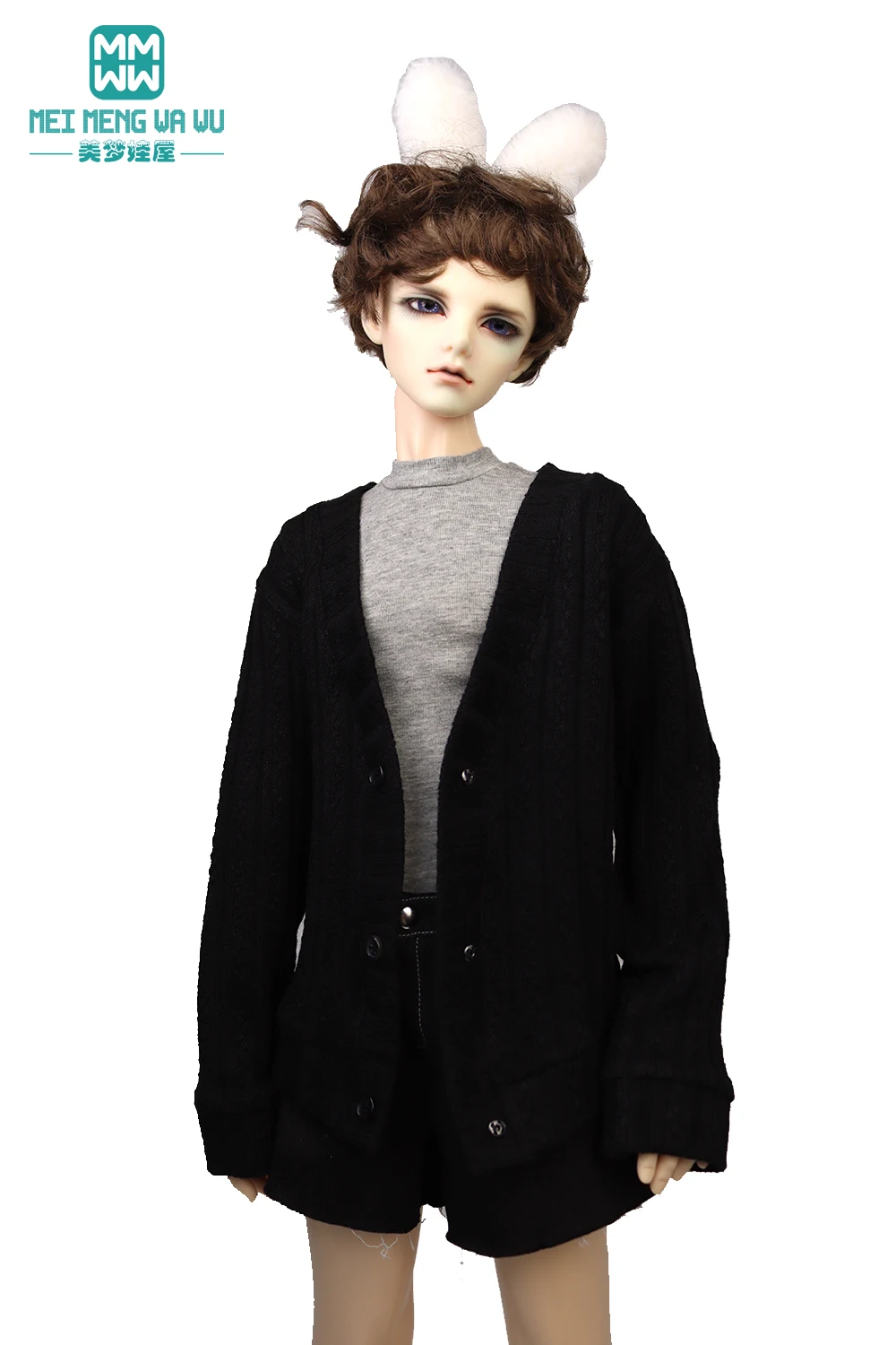 

BJD doll accessories fit 65-72cmDK SD17 BJD uncle clothes fashion knitwear sweater coat t-shirt