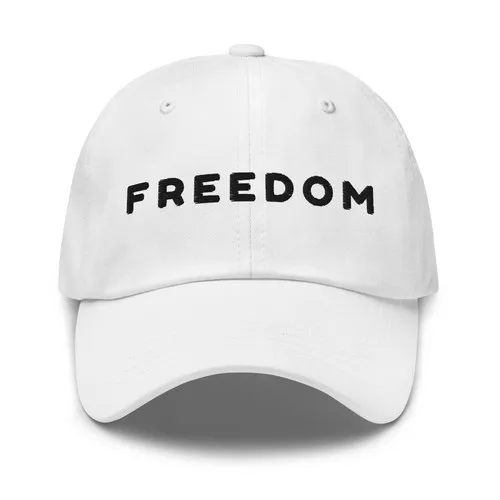 Freedom Charlie Kirk Cap Memorial bestickte Papa-Mütze