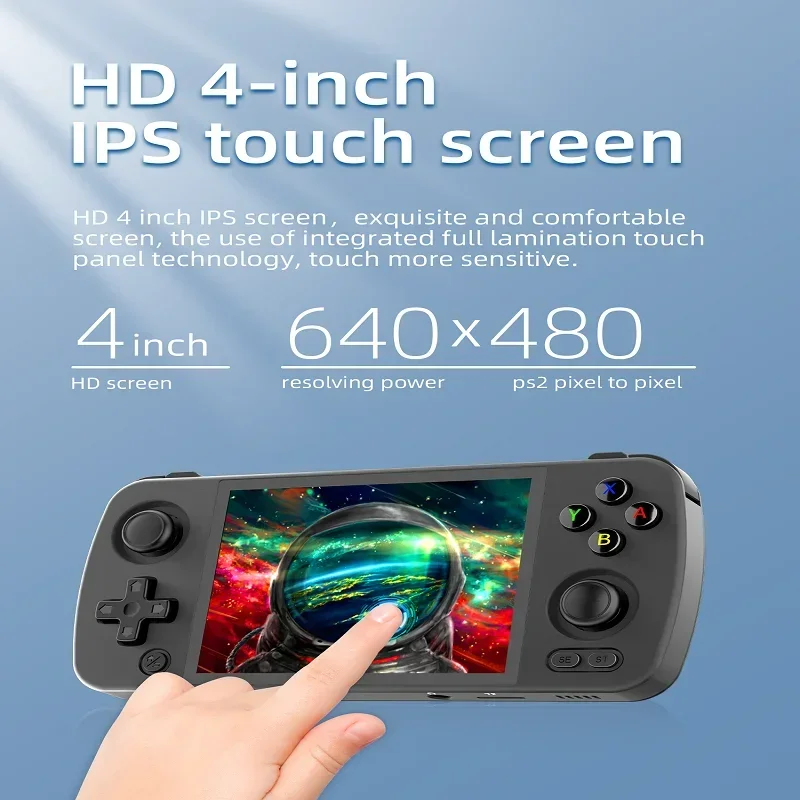 ANBERNIC RG405M Portable Handheld Game Console Android12 System 4inch IPS Touch Screen Unisoc Tiger T618 PSP PS2 512G 60000games