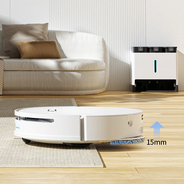 Factory Wholesale Robot Vacuum Cleaner Wet and Dry 5000Pa Large Suction Vacuum and Mop Robot Cleaner
