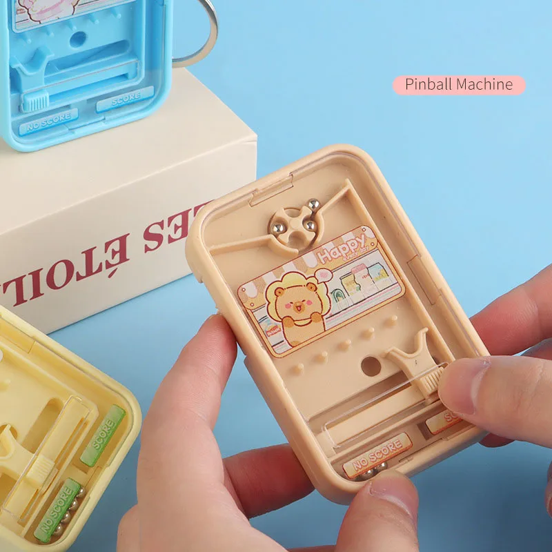 Cartoon Handheld Bead Spinner Keychain Mini Pendant