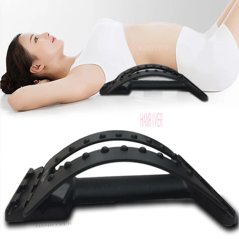 

Multi-function Back Massager Magnetic Stretcher Fitness Lumb vertebra waist back massager cushion for leaning on is prominent