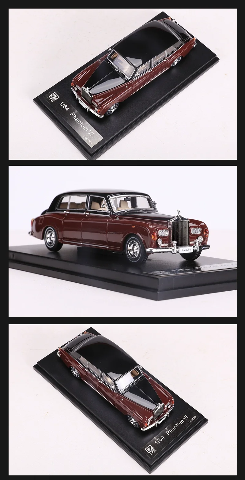 DCM 1:64 Rolls Royce Phantom VI Silver Shadow 6 car model toys