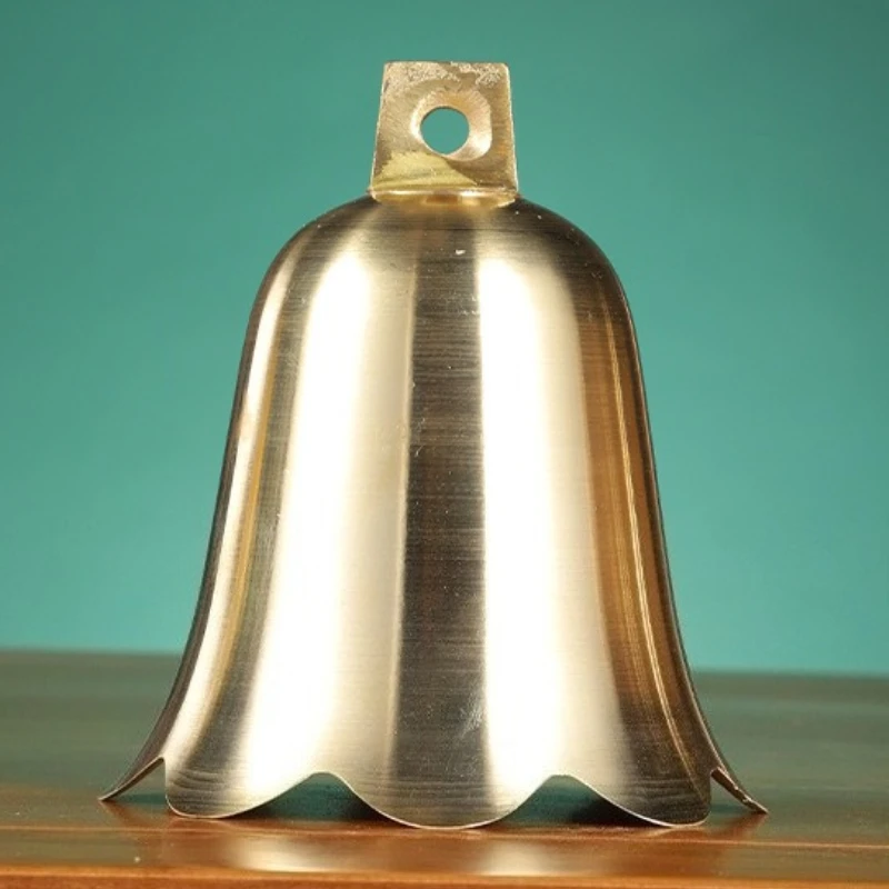 Brass Wind Chime Temple Hanging Zen Chimes Bell Sound Healing Meditation Octagonal Bells Portable Buddhist Bell Music Percussion