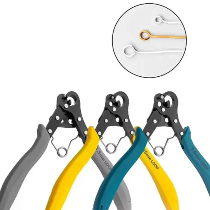 9-pin Rolling Needle Plier 1.5/2.25/3mm Wire Rolling Plie Pearl Jewelry Making Hand Pliers DIY Manual Tool for Earrings Necklace