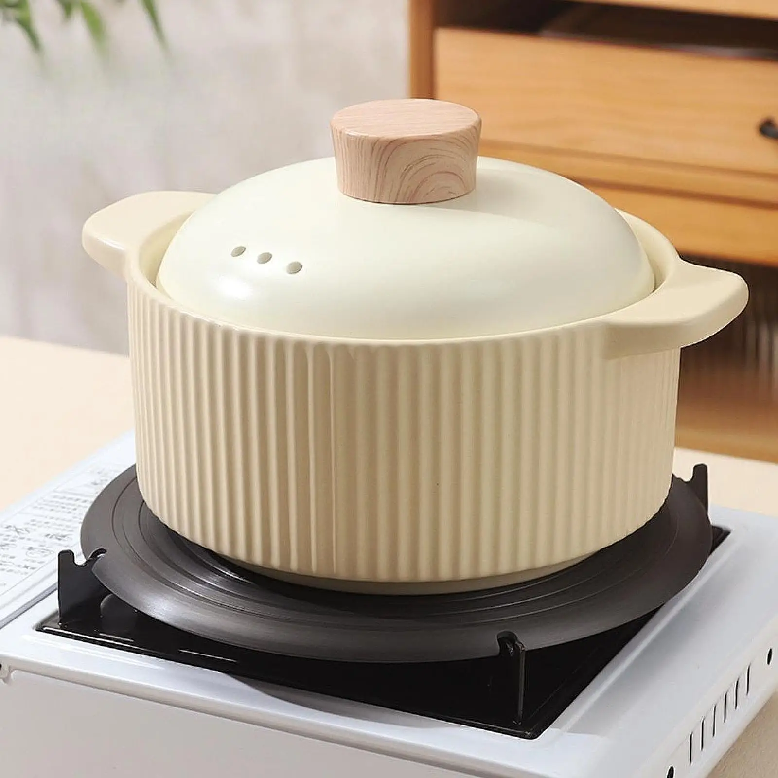 Versatile Heat Diffuser Plate 26cm Thawing Tray Induction Adapter for Electric Gas Stove Top Kitchen Cookware Protection