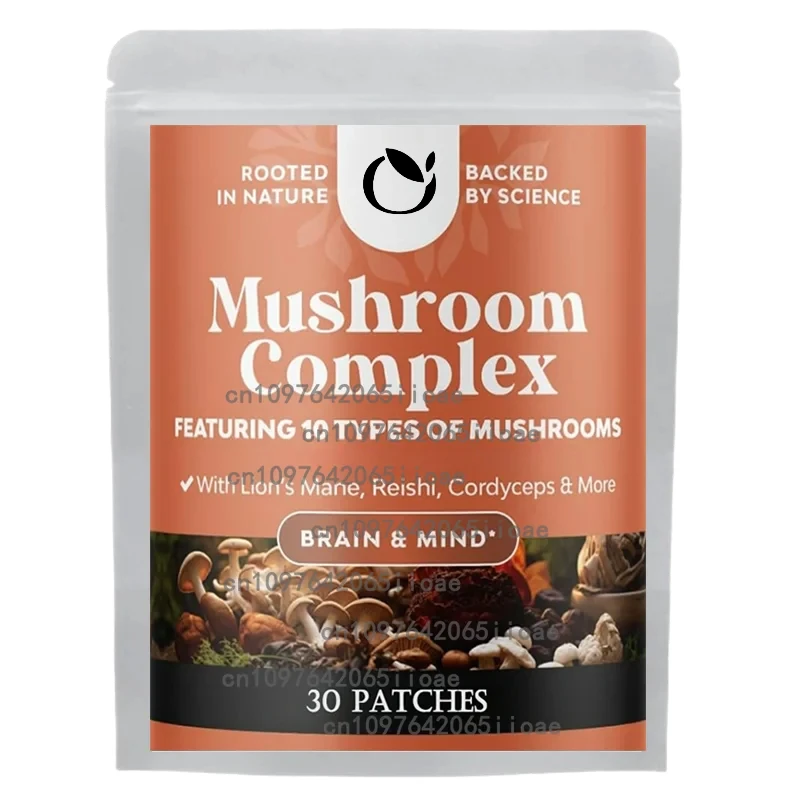 

30 патчей «Грибовидный комплекс» — смесь львиных грибов, кордицепса, рейши, чаги Майтаке и шиитаке для B