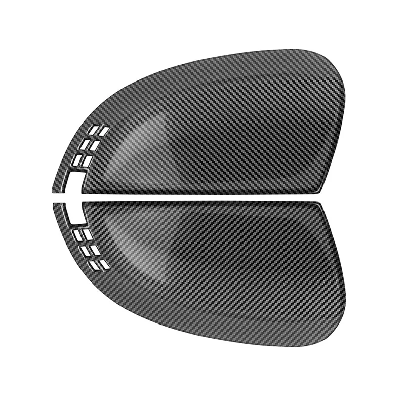 Car Carbon Fiber Rearview Side Glass Mirror Cover Trim Frame Side Mirror Caps for Hyundai IONIQ 6 2022 2023+