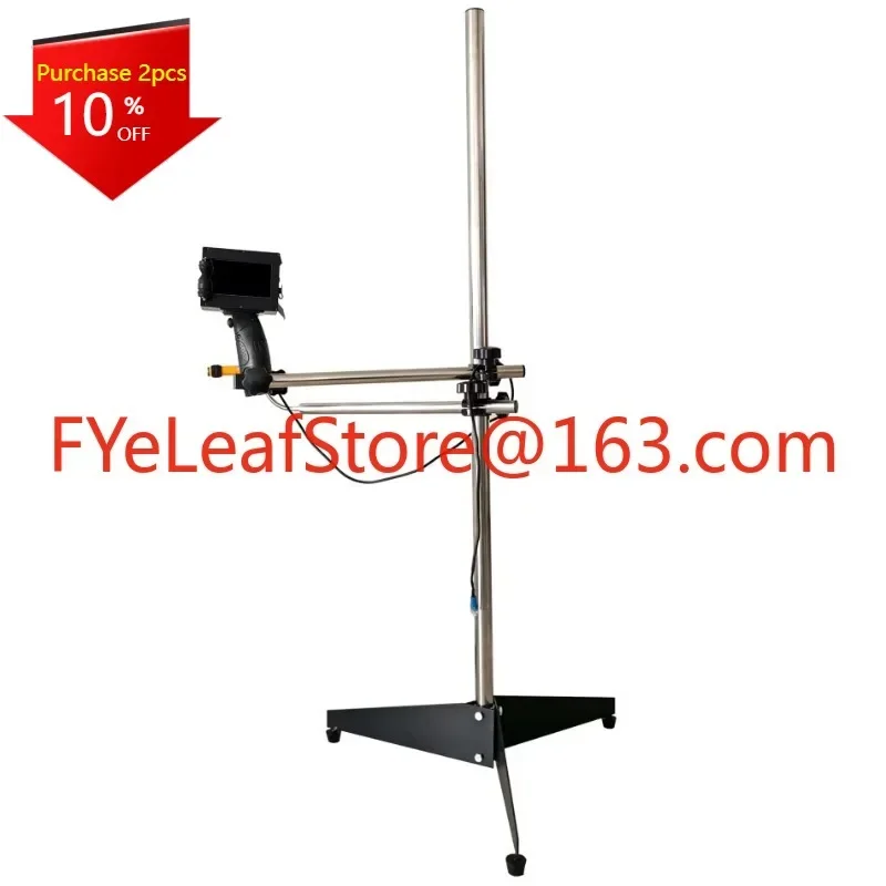 Bracket stand for handheld inkjet printer Metal stand with conveyor date coder