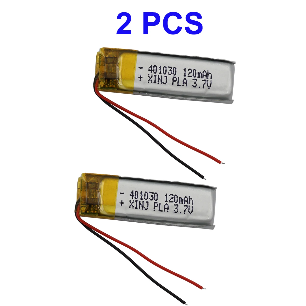 

3.7V 120mAh Rechargeable Replacement Li Lithium Lipo Battery 401030 For Headphones Bluetooth Recording Pen Speaker Headset