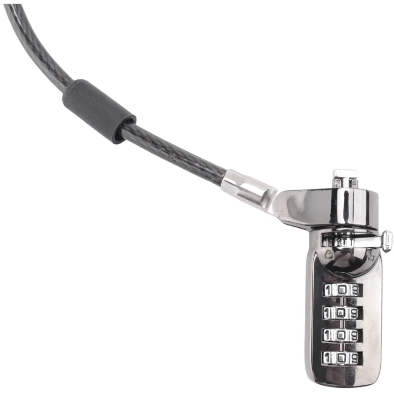 

A68Z Security Противоугонный комбинированный кабельный замок для ноутбука, 4-значный замок с паролем