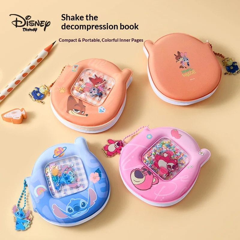 

Disney Zootopia Shakeable Fidget Sticky Notes Notebook Cute High Appearance Glitter Portable Mini For School Students Daily Use