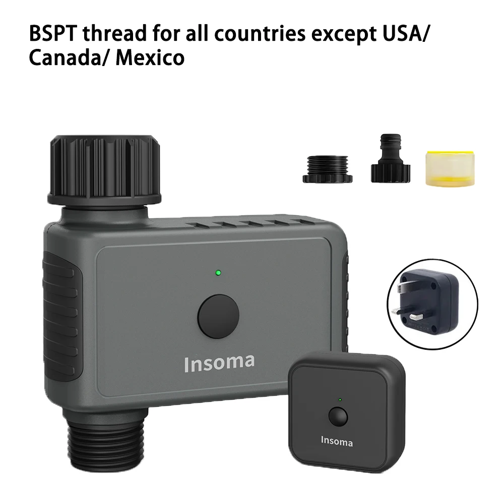 Insoma Wifi Automatische Strooi Timer Afstandsbediening Tuin Water Timer Slimme Irrigatie Besproeiing Systeem Slang Controle-eenheid Ondersteuning Alexa