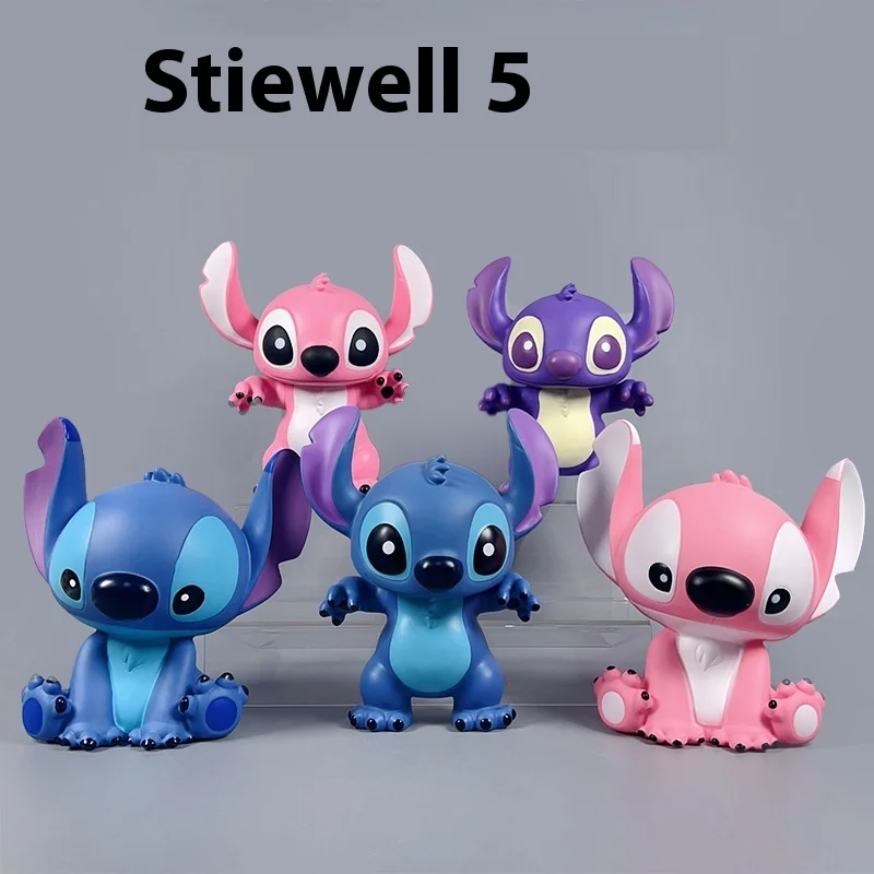 Disney Starcraft Baby Stitch Anime Handmade New Cartoon 3d Doll Trendy Desktop Ornament Children'S Doll Toy Birthday Gift